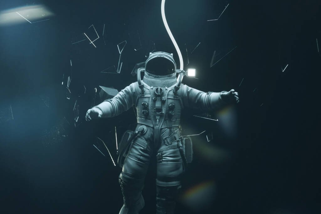 astronaut-floating-in-dark-space