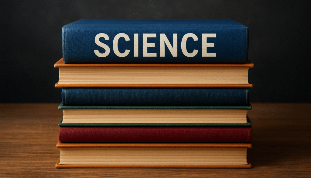 Science book foto